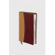 Amplified Compact Bible - Camel / Burgundy Leathersoft